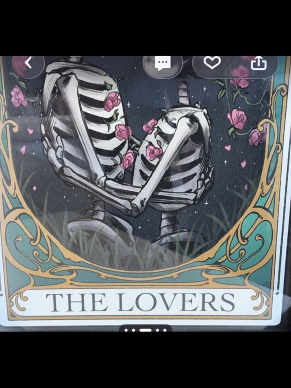NBWT Sapna Shah The Lovers Tarot Card
Framed Wall Art - Picture 4 of 4